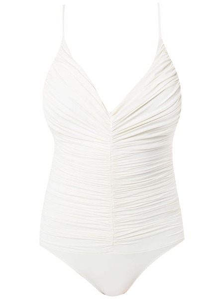  Clube Bossa Chalou Draped Swimsuit - Neutrals 