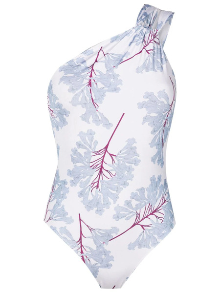  Clube Bossa Draper One-shoulder Swimsuit - Blue 