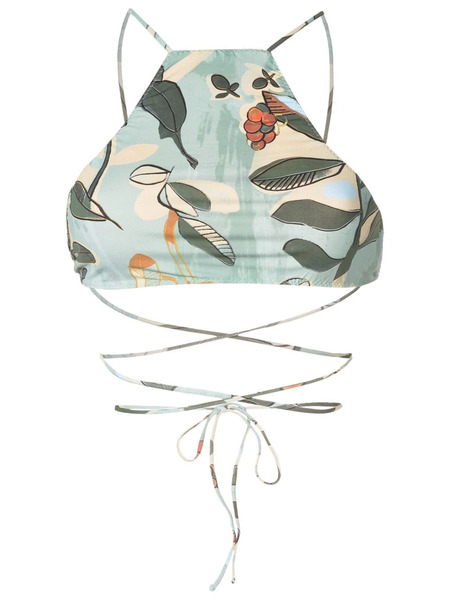  Clube Bossa Floral Bikini Top - Green 
