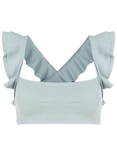  Clube Bossa Jasper Square Neck Bikini Top - Blue 