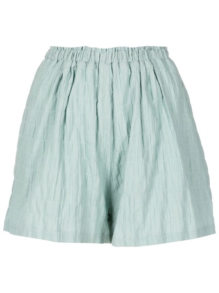  Clube Bossa Mandoline High-waist Shorts - Blue 