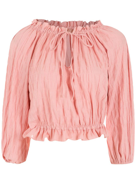  Clube Bossa Pisan Cotton Blouse - Pink 