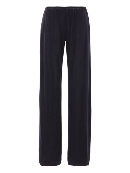  Co Elasticated-waistband Cashmere Trousers - Black 