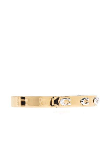  Coach C Hinged Bracelet - Gold 
