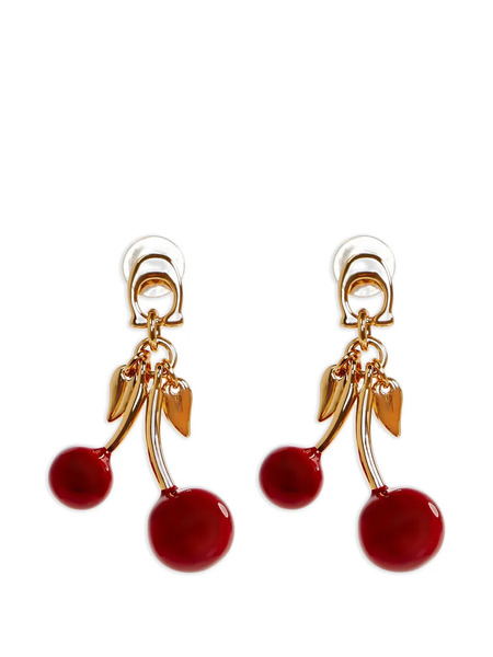  Coach Cherry Drop Earrings - Gold 