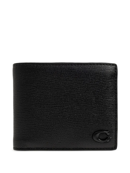  Coach Logo-plaque Wallet - Black 