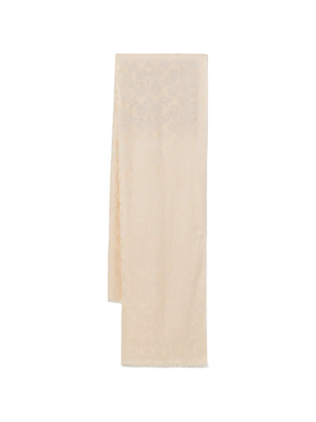  Coach Monogram-pattern Scarf - Neutrals 