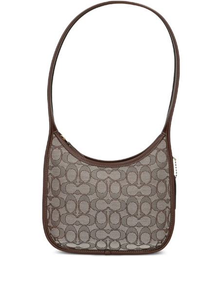  Coach Monogram-pattern Shoulder Bag - Brown 