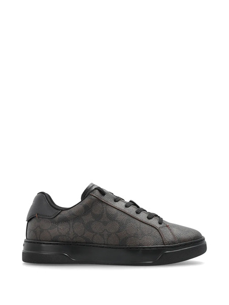  Coach Patterned Lace-up Sneakers - Brown 