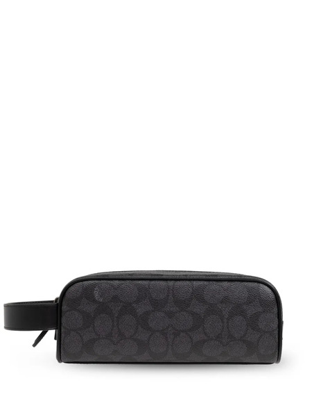  Coach Signature Canvas Travel Bag - Grey 