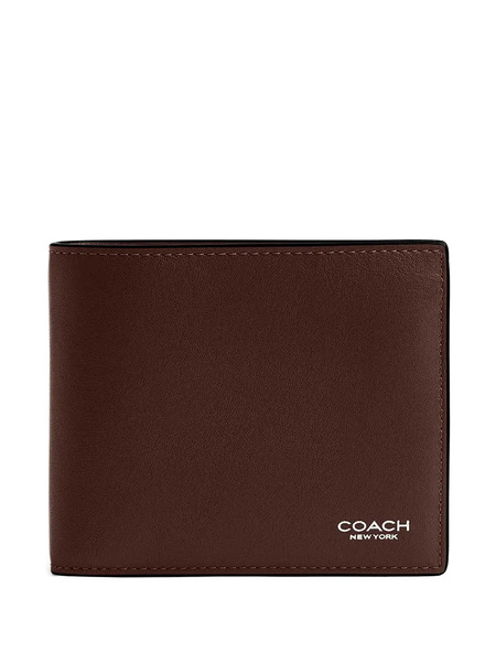  Coach Slim Billfold Wallet - Brown 