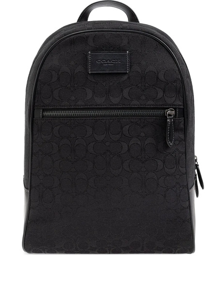  Coach Theo Patterned Backpack - Black 