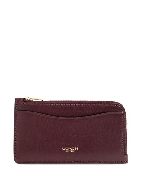  Coach Zip-around Wallet - Red 