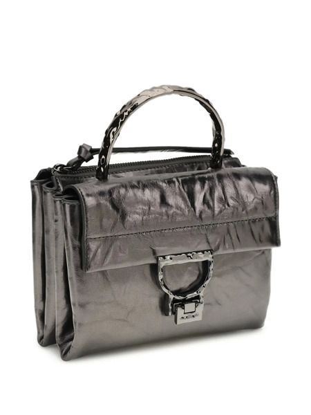  Coccinelle Arlettis Top Handle Clutch Bag - Grey 