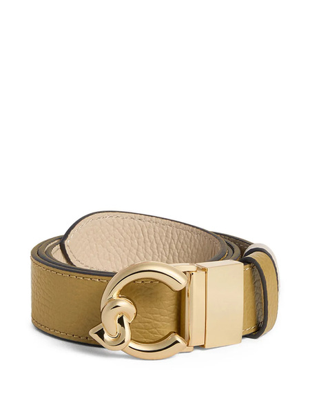  Coccinelle C-me Signature-logo Belt - Neutrals 