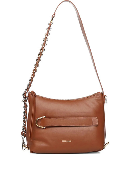  Coccinelle Chain Strap Shoulder Bag - Brown 