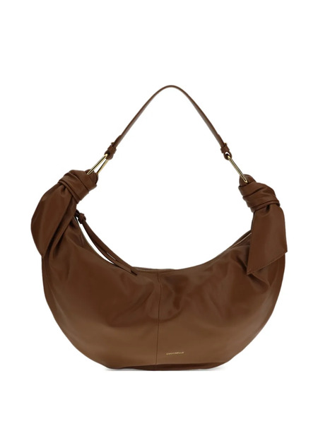  Coccinelle Large Furoshiki Knotted Shoulder Bag - Brown 