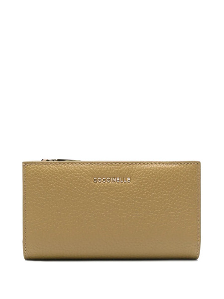  Coccinelle Large Metallic Wallet - Green 