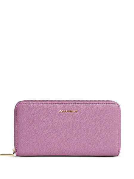  Coccinelle Logo-appliqué Wallet - Pink 