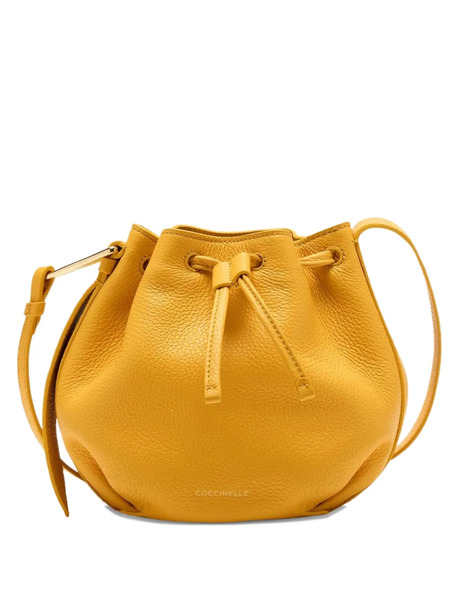  Coccinelle Malory Drawstring Mini Bag - Yellow 