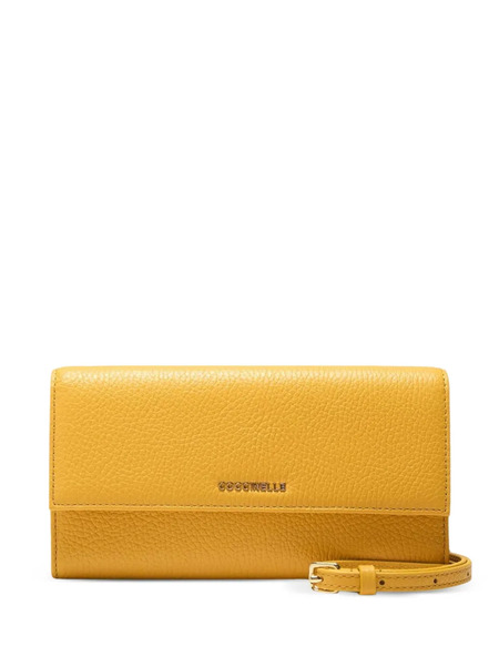  Coccinelle Metallic Wallet - Yellow 
