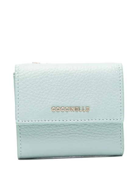  Coccinelle Small Metallic Wallet - Blue 
