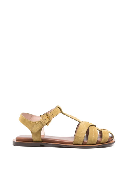  Coccinelle Suede Sandals - Green 