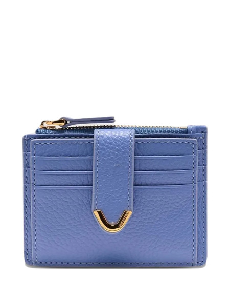  Coccinelle Zip Cardholder - Blue 