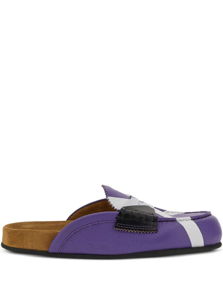  College Leather Mules - Purple 