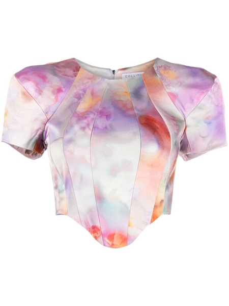  Collina Strada Ava Cropped Corset Top - Multicolour 