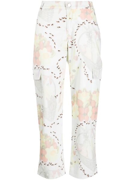  Collina Strada Graphic-print Trousers - White 