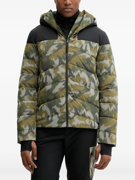  Colmar Camouflage-pattern Hooded Ski Jacket - Green 