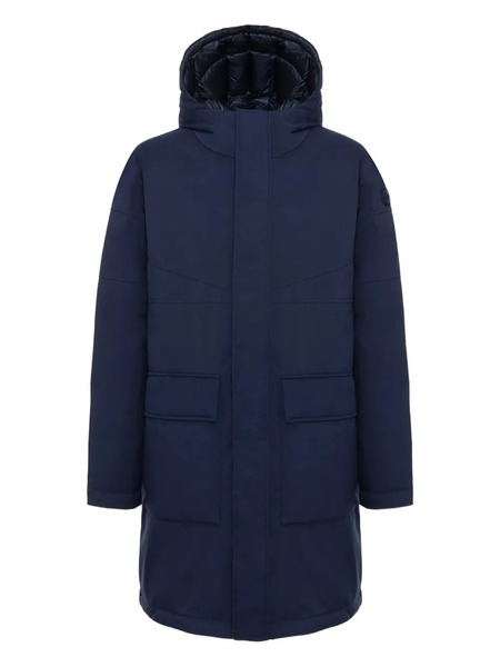  Colmar Hooded Flap-pocket Coat - Blue 