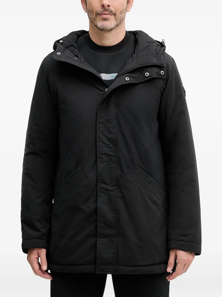  Colmar Hooded Logo-patch Jacket - Black 