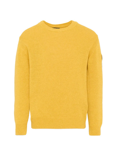  Colmar Kids Logo Patch Sweater - Yellow 