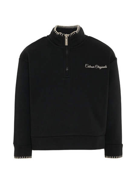  Colmar Kids Mock-neck Sweatshirt - Black 