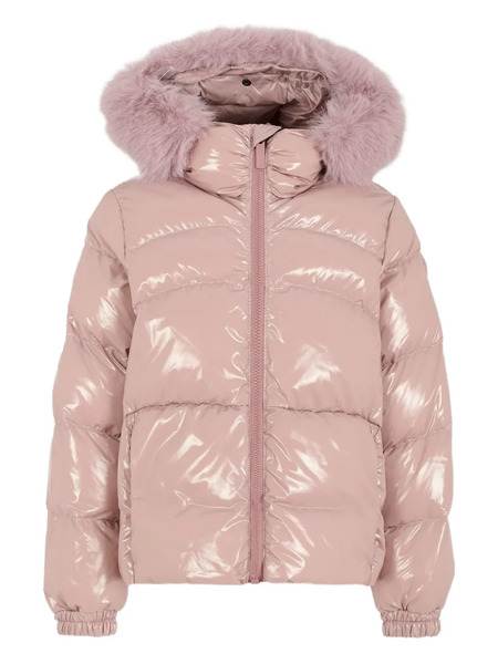  Colmar Kids Quilted Fur-trimmed Jacket - Pink 