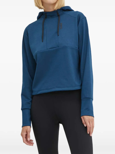  Colmar Logo-detail Long-sleeved Hoodie - Blue 