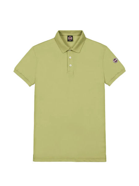 Colmar Logo Patch Polo Shirt - Green 