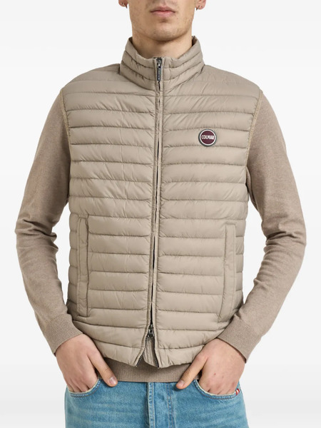  Colmar Quilted Zip Gilet - Neutrals 