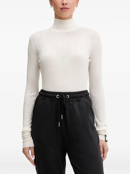  Colmar Turtleneck Ribbed Sweater - Neutrals 