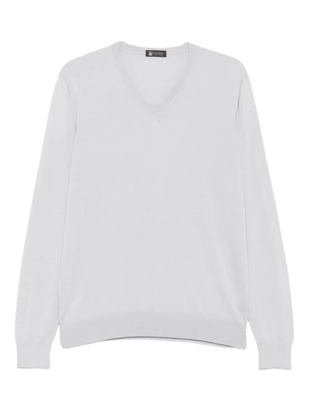  Colombo V-neck Cashmere Sweater - Grey 