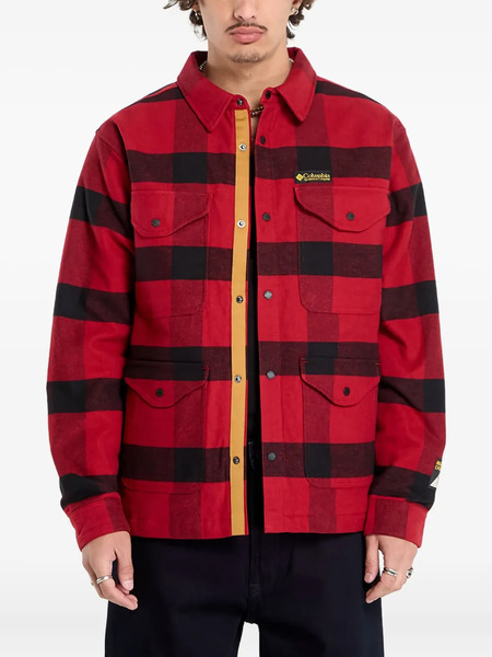  Columbia Cascades™ Check Pocket Shirt Jacket - Red 