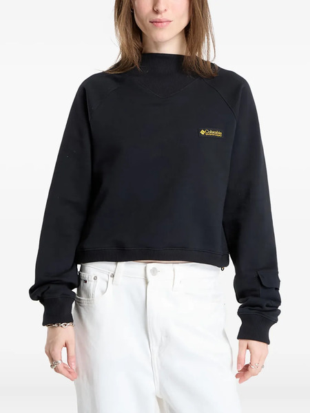  Columbia High Cascades Crop Sweatshirt - Black 