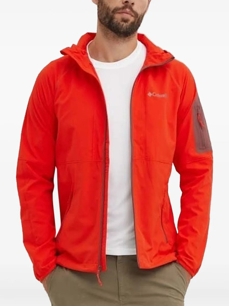  Columbia Hooded Panelled Lightweight Jacket - Orange 