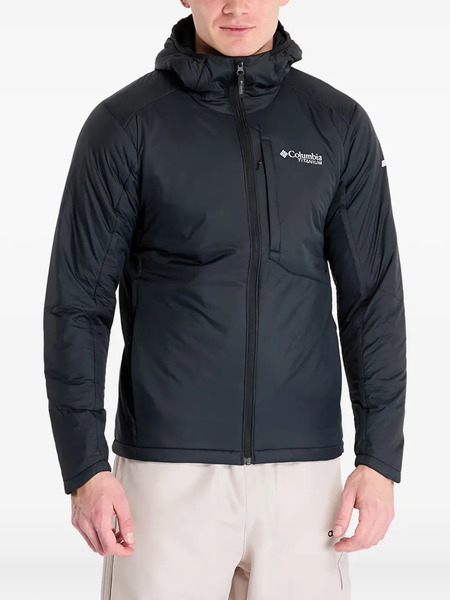  Columbia Hooded Stretch Insulated Jacket - Black 