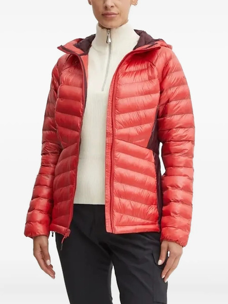  Columbia Labyrinth Loop Hooded Quilted Jacket - Red 
