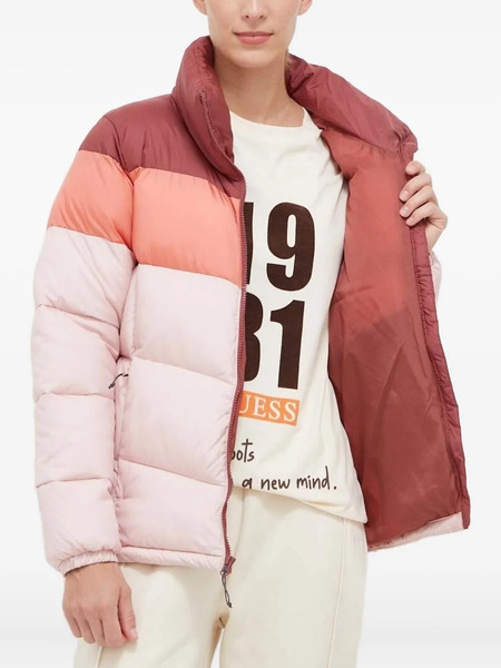  Columbia Logo-print Puffer Jacket - Pink 