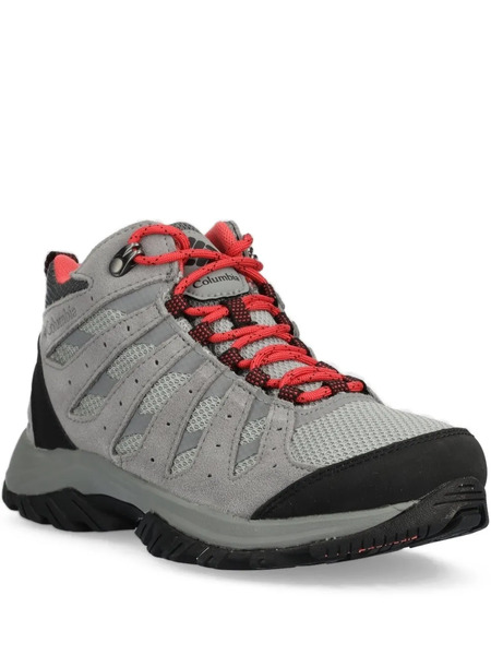  Columbia Mesh-panels Suede Boots - Grey 