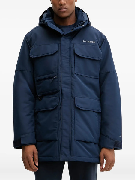  Columbia Pocketed Hooded Jacket - Blue 